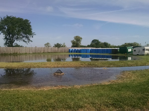 flooded grounds